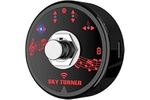ST-1 BT Page Turner Pedal Rechargeable Wireless Foot Switch for Tablet Smartphone Electronic Music Scores E-Books PPT Picture