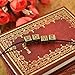 Efivs Arts 130pcs, 5 Sets of Tan Metal Alphabet Letter 