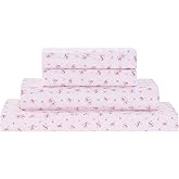 Modern Threads Silky Soft Microfiber and Wrinkle Free Sheets - Luxurious Microfiber Bed Sheets Includes Flat Sheet, Fitted Sheet with Deep Pockets, & Pillowcases Blush, Queen