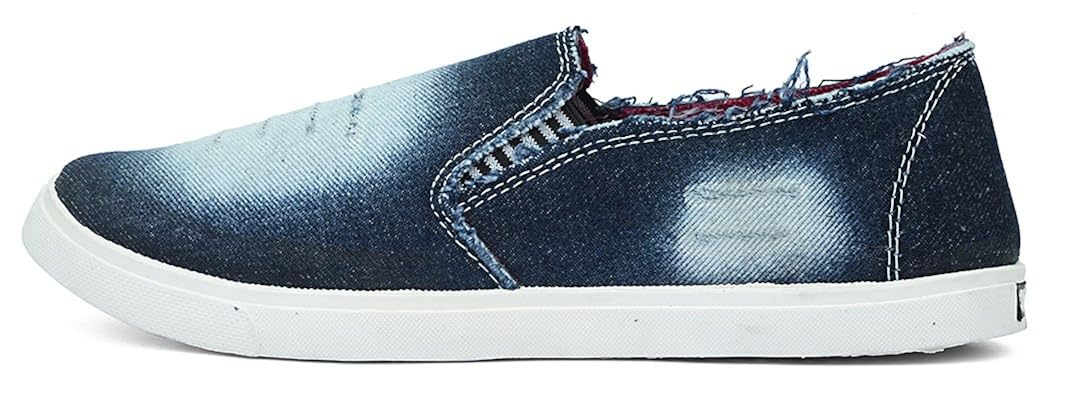 chevit women's denim blue pink 205 casual loafers and mocassins