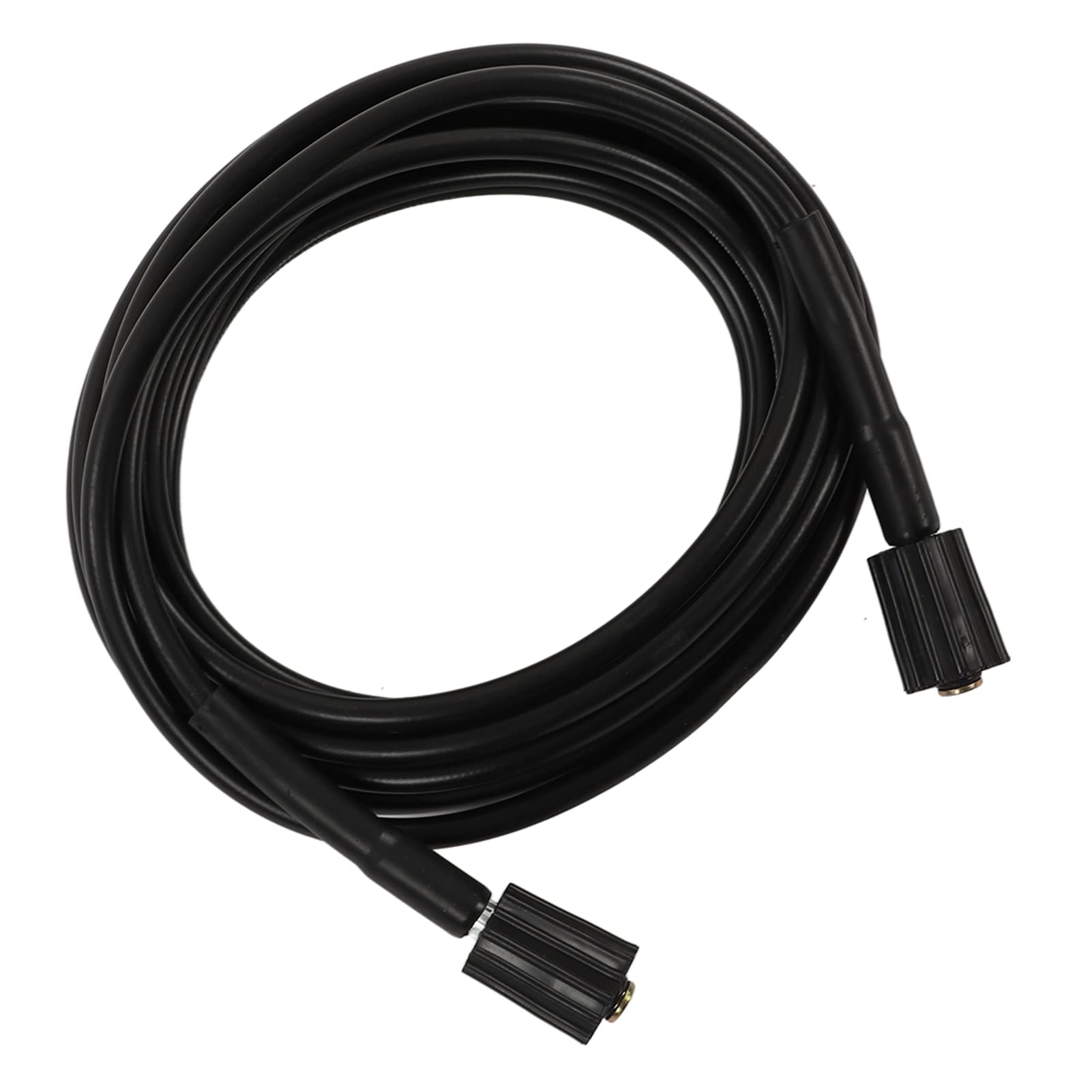 TOPINCN Pressure Washer Hose, Abrasion Resistant Car Wash Hose Quick Replacement for Windows for Driveways (2 End M22 Insert 14MM)