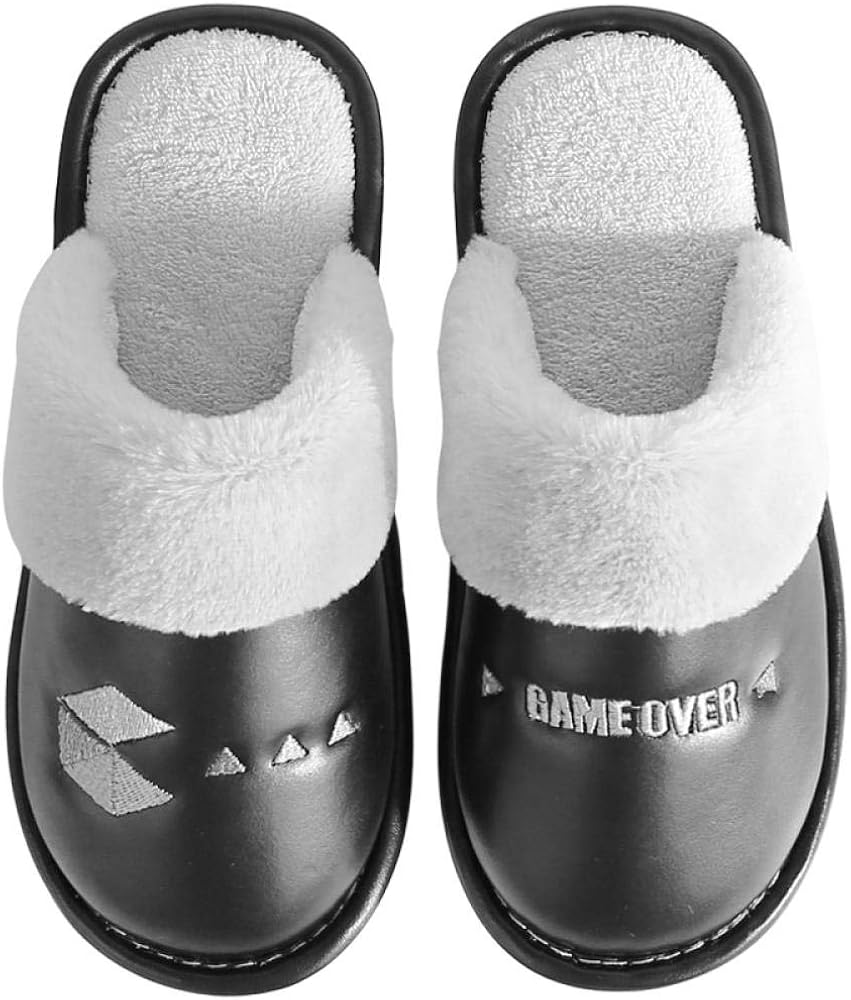Cxypeng Women's AntiSlip House Slippers,Men's PU leather waterproof nonslip cotton slippers Cxypeng Women's AntiSlip House Slippers,Men's PU leather waterproof nonslip cotton slippers