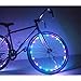 Rechargeable Bicycle Bike Rim Lights - Bicycle Wheel Wire Rim LED Cycling Flash Light - Colorful Wheel Lights - Waterproof for Safety and Fun - Multicolor