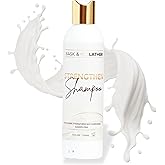 BASK & LATHER Strengthen Hair Shampoo – All-Natural, pH‑Balanced Formula for Hair Growth & Repair, Sulfate‑Free, Silicone‑Free, Paraben‑Free, 8 oz