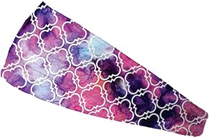 Bondi Band Honeycombe Purple Moisture Wicking Headband , 4"