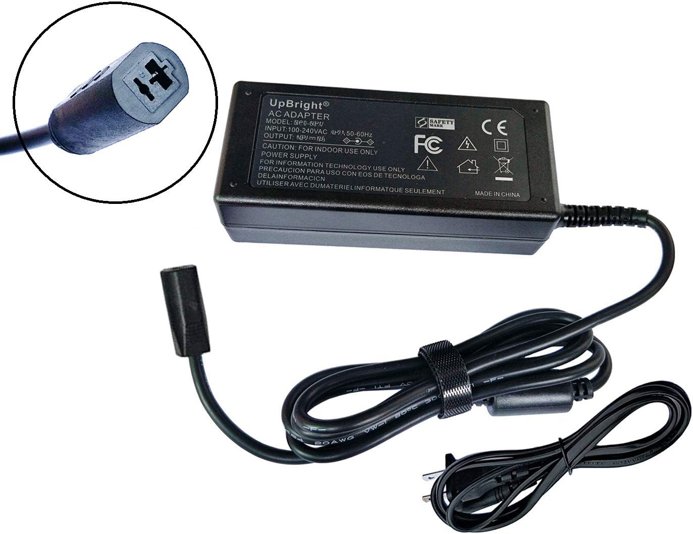 UPBRIGHT New 2Prong 24V AC/DC Adapter for Limoss Shenzhen MC110 MC110
