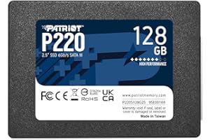 Patriot P220 128GB Internal SSD - SATA 3 2.5" - Solid State Drive - P220S128G25