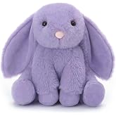 Apricot Lamb Toys Plush Purple Bunny Rabbit Soft Stuffed Animal 8''