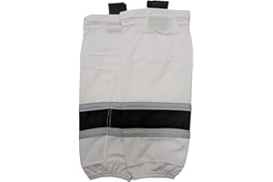 Los Angeles/Ontario Away Colors Youth 20" Ice Hockey Socks, High-Quality, Sewn, Authentic, Away White, 20"