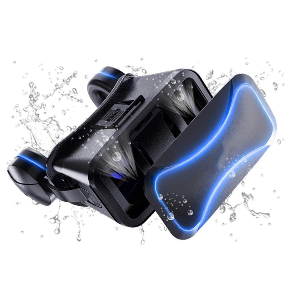 BommonVR Brille, 3D VR Brille Video Movie Game Brille Virtuelle Realität Headset Kompatibel mit iOS, Kompatibel mit 4.7~6 Zoll Smartphones