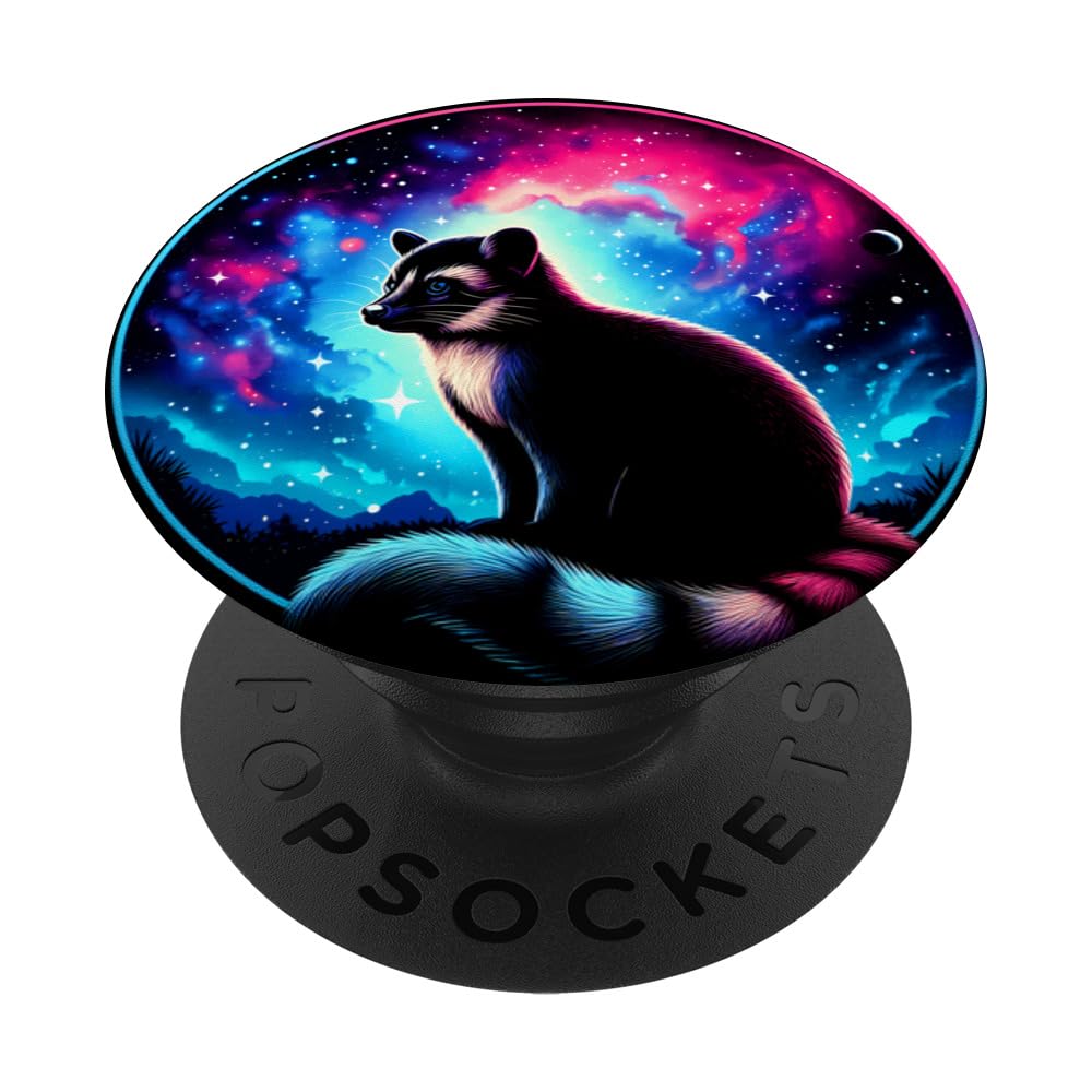 Cool Cosmic Guinea Pig Galaxy Graphic Space Art PopSockets Swappable PopGrip