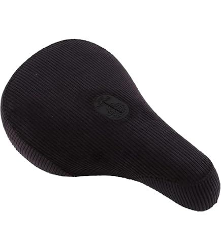 Selle BMX Fiend Palmere V4 Pivotal - Noir, Rembourrage Fat, Toile - Signature JJ Palmere