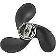 Novelbee 7.4 X 5.7 Alloy Boat Propeller for Nissan Tohatsu Evinrude Johnson 2.2-3.3Hp Outboard Motor