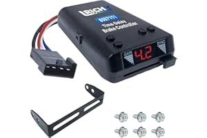 Lrichy 8507111 New Upgrade Time-Delay Brake Controller for 1-4 Axle Trailers (2/4/6/8 Brakes), Replaces Brakeman IV, Fits For