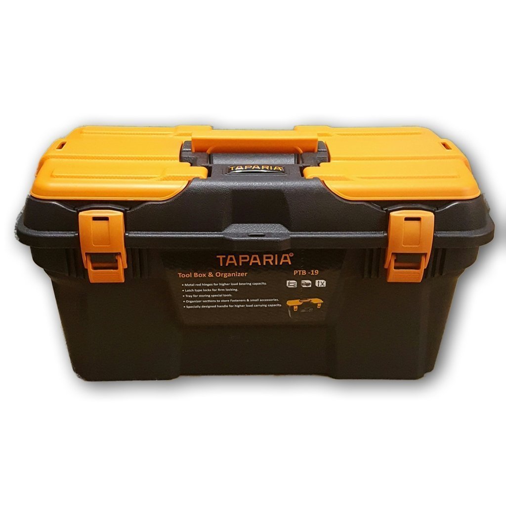 Taparia PTB19 Plastic Tool Box with Organizer (Multicolour) Amazon.in