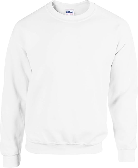 Gildan Men's Sweatshirt - White - Medium: Amazon.co.uk: Clothing