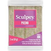 Polyform Sculpey Premo Polymer Oven-Bake Clay, Opal, Non Toxic, 2 oz. bar, Great for jewelry making, holiday, DIY, mixed media and home d&eacute;cor projects. Premium clay great for clayers and artists.