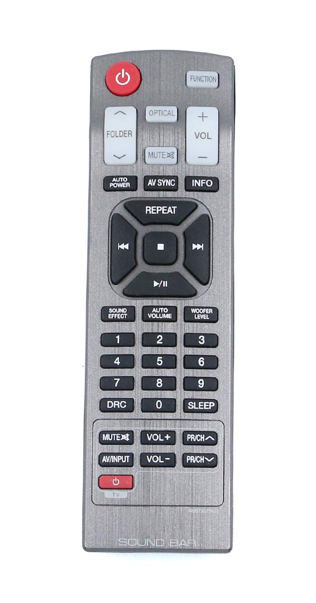 ALLIMITY AKB73575431 sub AKB73575422 Remote Control Replace for LG Soundbar LAP440 NB2420A NB2430A NB2431A NB3520A NB3540 NB4540 NB4542 NB5540