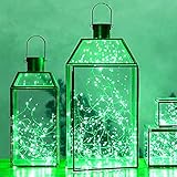LED SopoTek 7ft 20 LEDS Green Starry Lights Fairy Lights silver LED Lights Strings AA Battery Powered Ultra Thin String Wire(20 Leds Green Battery not included)
