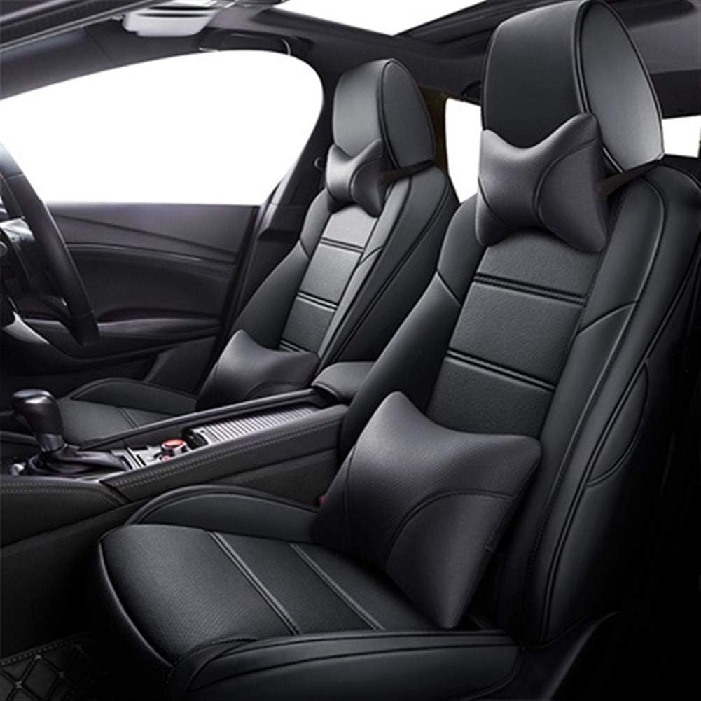XIANGSHAN Custom Leather Car Seat Cover For Honda Civic 2006-2011 Cr-v Accord 7 City FIT Car Accessories Covers For Car Seats (Color Name : Black