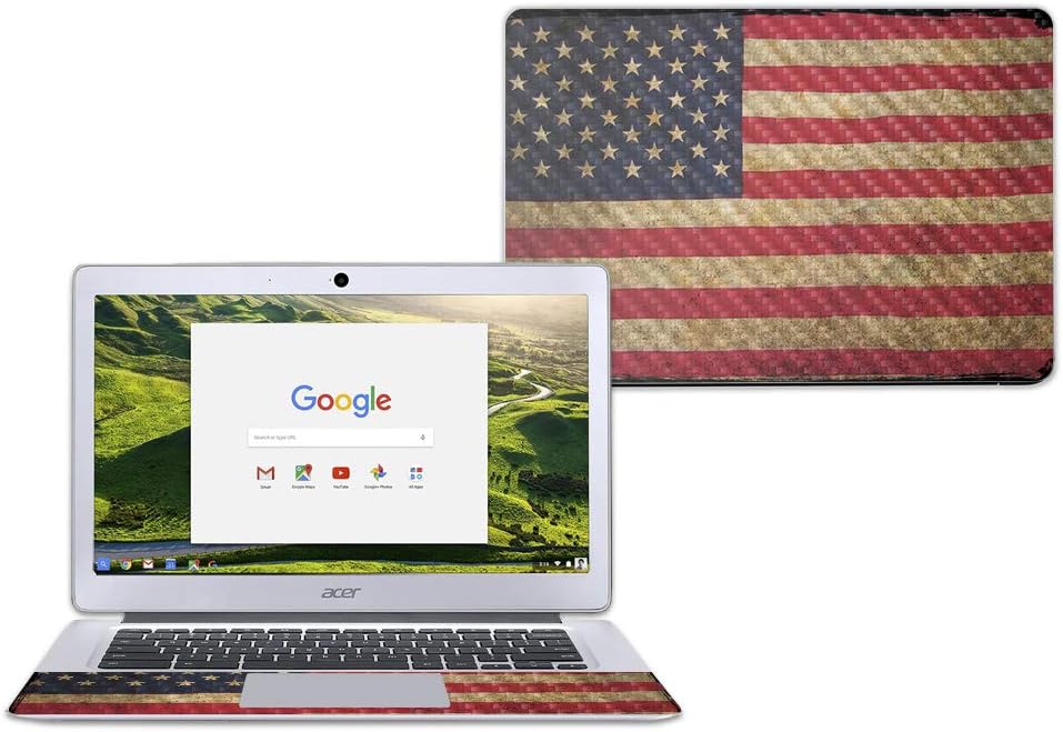 MightySkins Carbon Fiber Skin for Acer Chromebook 14