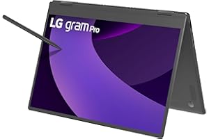 LG gram Pro 2in1 16-inch Lightweight Touchscreen Laptop Computer, Intel Evo Edition Powered by Intel Core Ultra7 255H Processor, Windows 11 Home, 32GB RAM, 2TB SSD - Obsidian Black