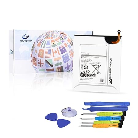 ANTIEE Replacement EB-BT561ABE Akku für Samsung Galaxy Tab E 9.6 T560 T561 SM-T560 SM-T561 SM-T560NU SM-T561Y SM-T561M Free w