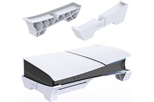 STARTRC Games Horizontal Stand for PS5 Slim Console, Base Stand Horizontal Accessories Compatible with PS5 Slim Disc & Digital Edition