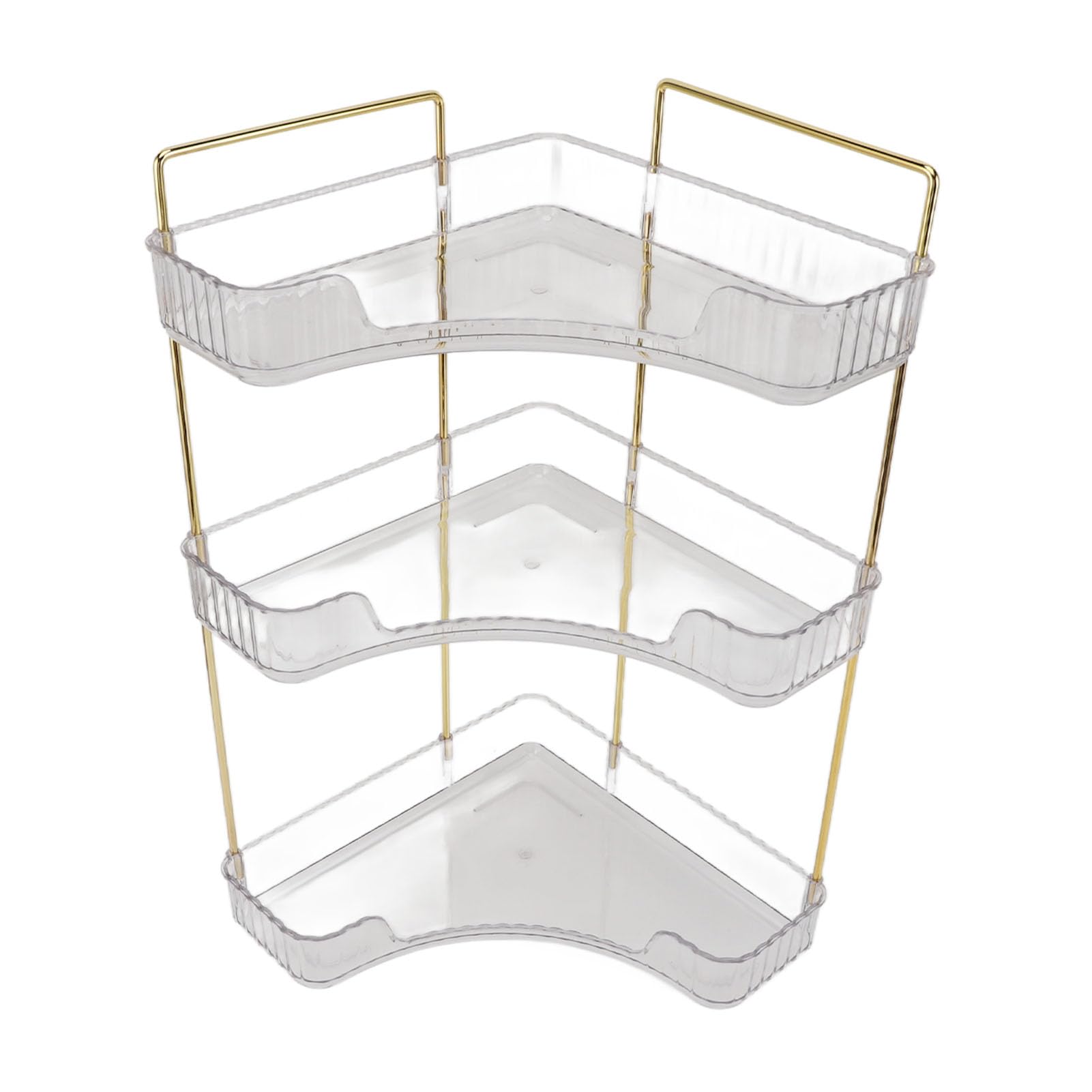 Photo 1 of ***SIMILAR ITEM*** 3 Tier Makeup Shelf Organizer, Corner Bathroom Counter Organizer, Makeup Storage Rack, Vanity Organizer for Bathroom, Kitchen, Vanity (Transparent)