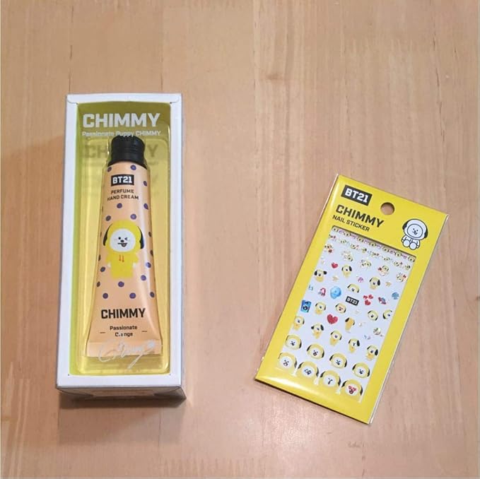 Bts 防弾少年団 バンタン Bt21 Chimmy チミー ハンドクリーム ネイルシール セット ジミン Jimin ホビー 通販 Amazon Co Jp