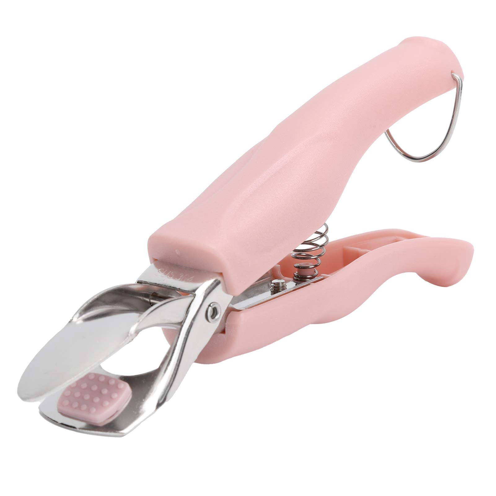 Heat Resistant Bowl Clip & Pot Holder - Sturdy Stainless Steel with Soft Silicone Tips - Non-Slip Grip for Hot Pots, Pans, Dishes, Bowls - Dishwasher Safe Kitchen Utensil(Pink)