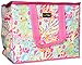 Lilly Pulitzer Insulated Beach Cooler, Spot Ya, Pink