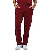 Peelz Kyle Cargo 9-Pocket Straight-Leg Scrub Pants for Men - Elastic Waistband, Soft Men’s Scrubs, Comfort Fit