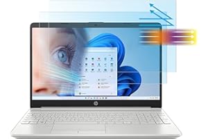 MUBUY-GOL 2 Pack 15.6 inch Laptop Screen Protector Blue Light Anti Glare Filter for HP Envy X360 15.6/Pavilion 15.6/ victus 15.6 /ProBook 15.6/EliteBook 15.6/OMEN 15.6/, Eye Protection Computer Protector 16:9