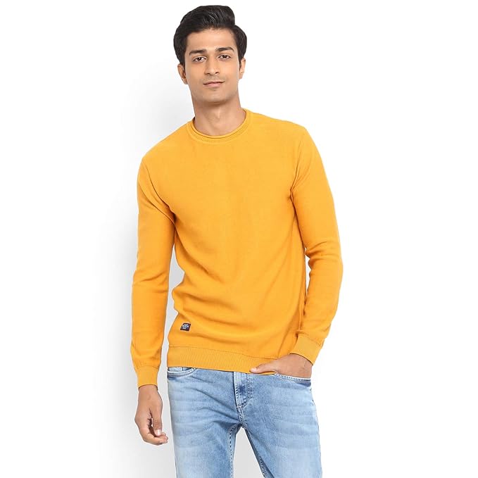 mustard yellow sweater men