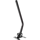 Adjustable Satellite Dish Antenna Mount 1 Inch for Roof or Wall Installation, TV J Pole Mounting Bracket Weatherproof, Hardwa