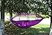 Everking Double Camping Hammocks with Mosquito Net,Lightweight Parachute Nylon Fabric Double Hammock for Outdoor Travel Camping Hiking Backpacking Backyard (Purple)