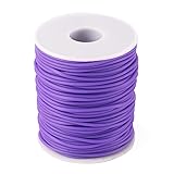 Pandahall 54.6 Yards 2mm Hollow Pipe Tubing PVC
