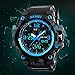 Men's Watches Sports Outdoor Waterproof Military Wrist Watch Date Multi Function Tactics LED Alarm Stopwatch