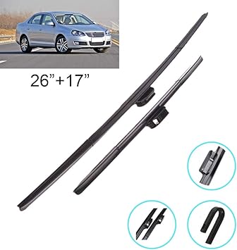 Amazon Com Muchkey Front Windshield Wiper Blades For Honda Crv Cr V 2007 2008 2009 2010 2011 All Season Nature Rubber Windscreen Brushes 2pcs Automotive