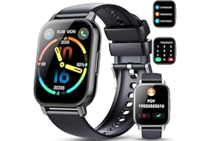 Hoxe Smart Watch (Answer/Make Calls), Smartwatch for Men Women, Smart Watches for Android iPhone, 112 Sport Modes, IP68 Water