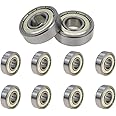 Rannb 6000Z Double Shielded Ball Bearings Small Bearings 26mm x 10mm x 8mm - 10pcs