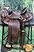 HILASON 15 in Western Horse Saddle Leather Wade Ranch Roping Dark Brownthumb 3