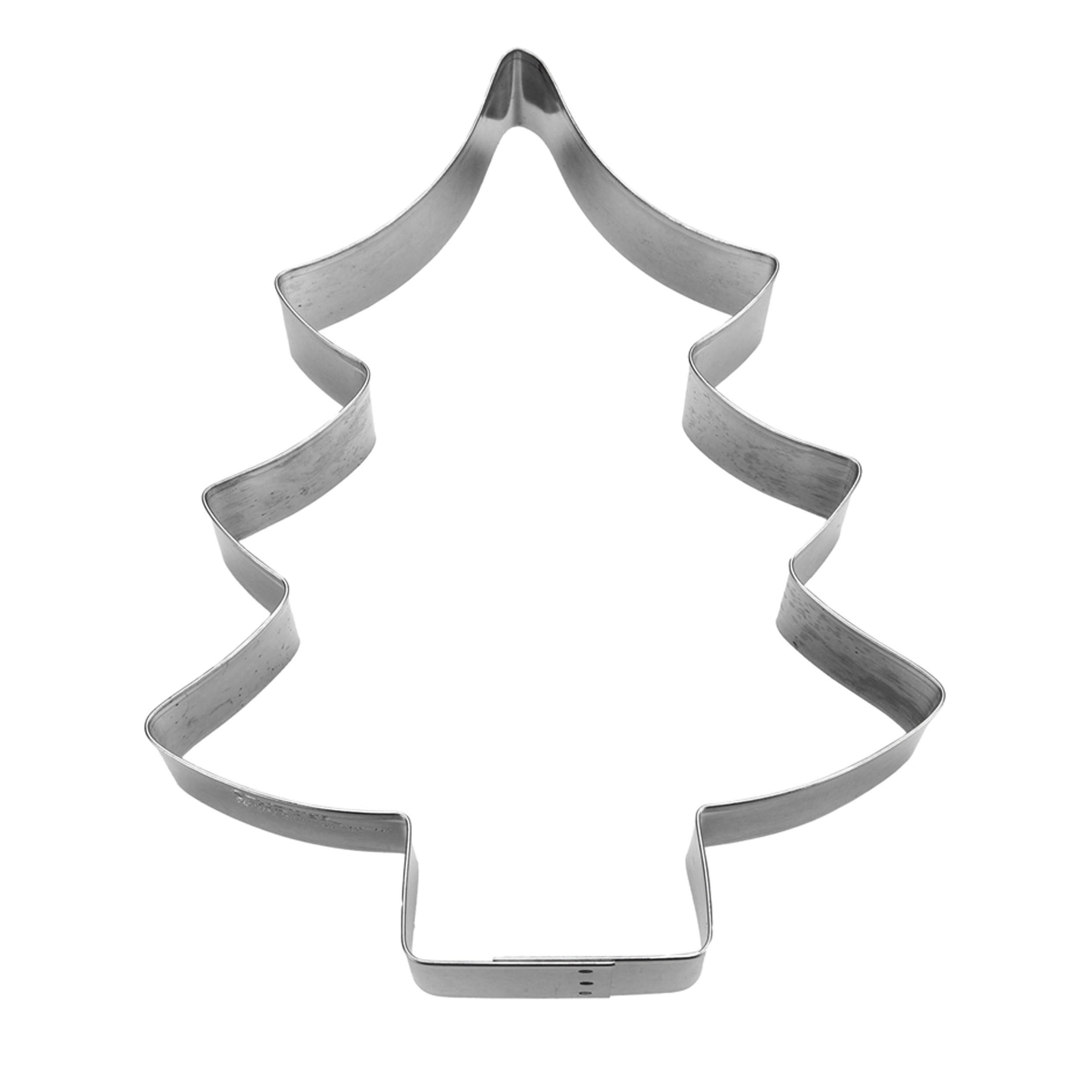 Staedter Fir Tree Cookie Cutter, Silver, 19 cm