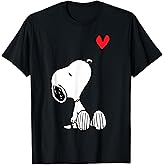 Peanuts Heart Sitting Snoopy T-Shirt