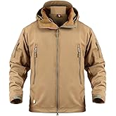 ReFire Gear Men's Army Special Ops Military Tactical Jacket Softshell Fleece Hooded Outdoor Coat