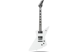 Firefly FFLX Solid Body Electric Guitar,Mahogany Guitar body,Stainless steel and ball end frets,rosewood fretboard(White Color)