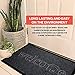Indoor Outdoor Welcome Mat Set of 2, 29.5 x 17in Front Door Mat, Ribbed Floor Mat with Rubber Backing, Indoor Outdoor Rug in Home & Welcome Design, All Weather Rugs for Entryway, Kitchen Rugs and Mats