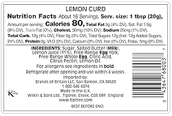 Tiptree Lemon Curd, 11 Ounce Jar