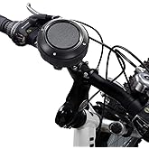 Kunodi Outdoor Waterproof Bluetooth Speaker, Wireless Portable Shower Travel Bike Speaker with Subwoofer, Enhanced Bass, Built in Mic for Bicycle Riding, Sports, Pool, Beach, Hiking (Black & Bracket)